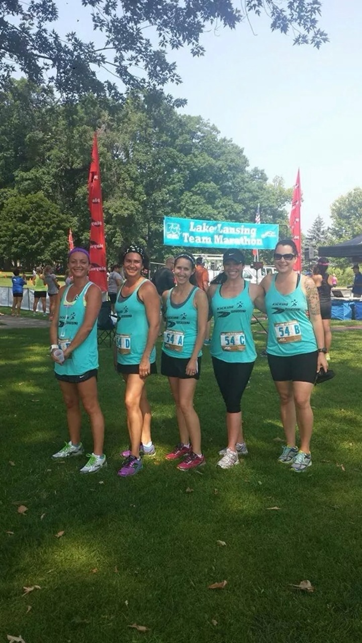 Kickin' Asphalt Marathon Relay T-Shirt Photo