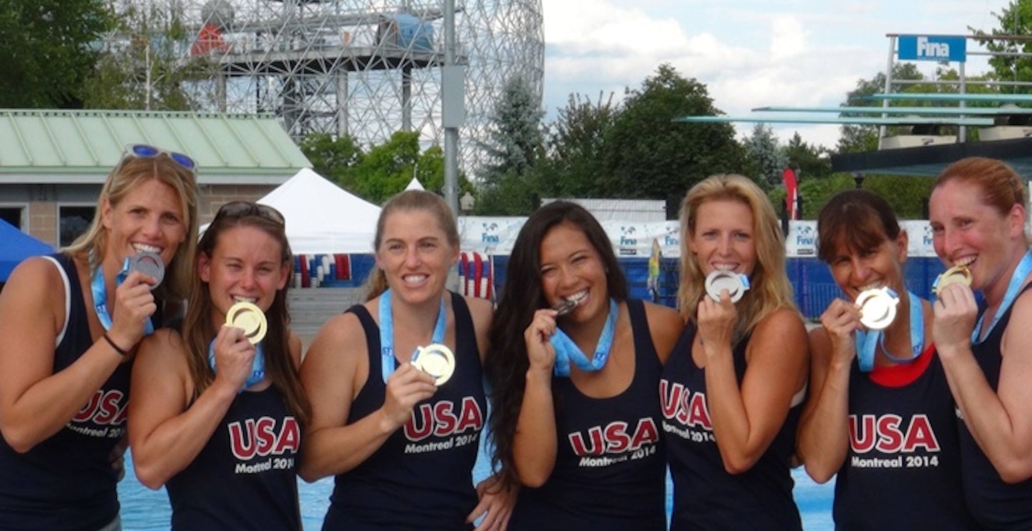 Team Usa Shows Their Spirit And Medals At Fina Worlds! T-Shirt Photo