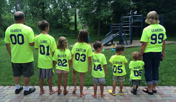 Family Line Up T-Shirt Photo