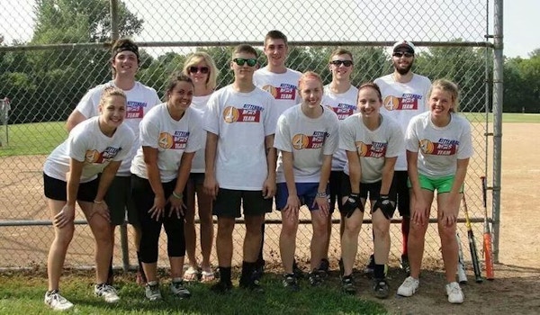 Kittenball Team For A Good Cause!  T-Shirt Photo