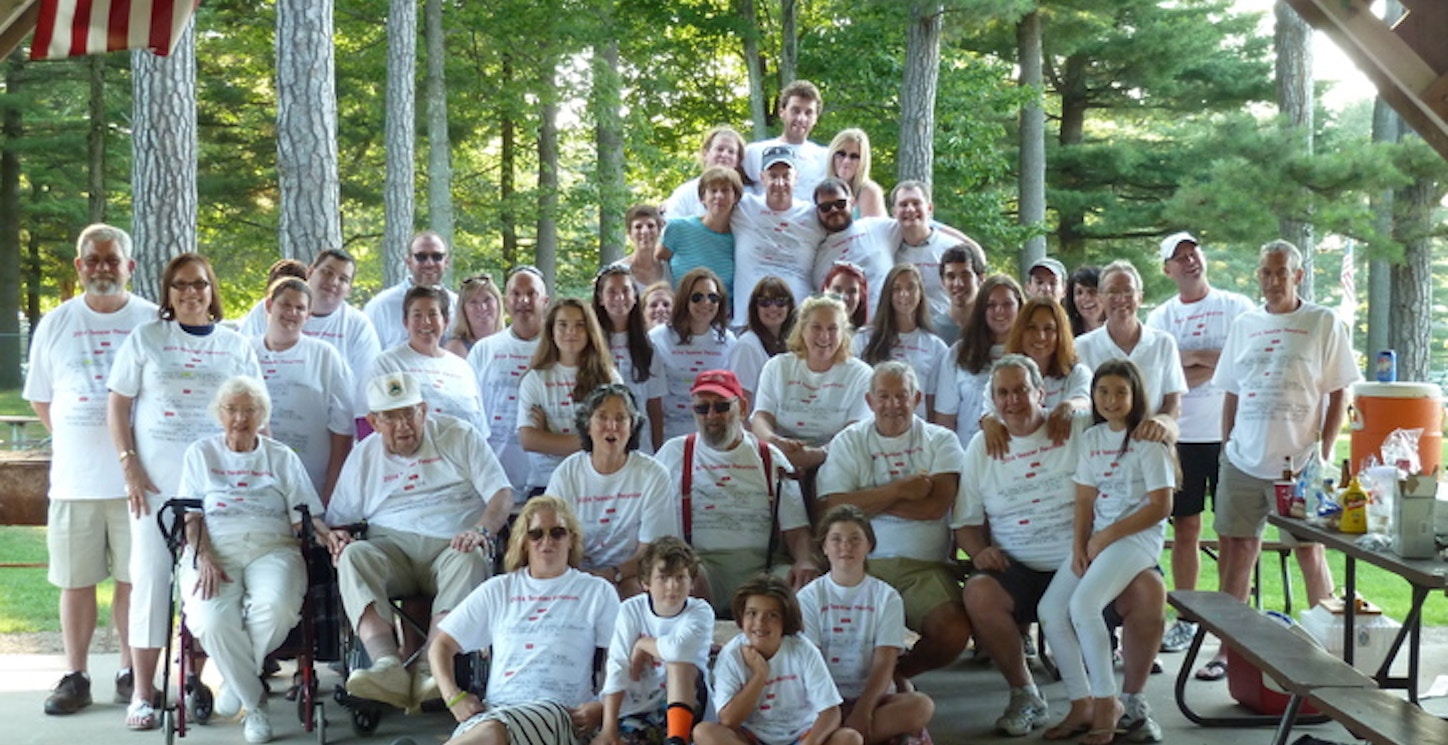 Picturing Four Generations    111 People T-Shirt Photo