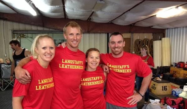 Langstaff's Leathernecks Summer Team Cross Fit Challenge T-Shirt Photo