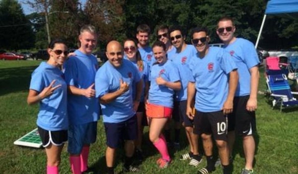 Philly Kicks Cancer Kickball Team 2014 T-Shirt Photo