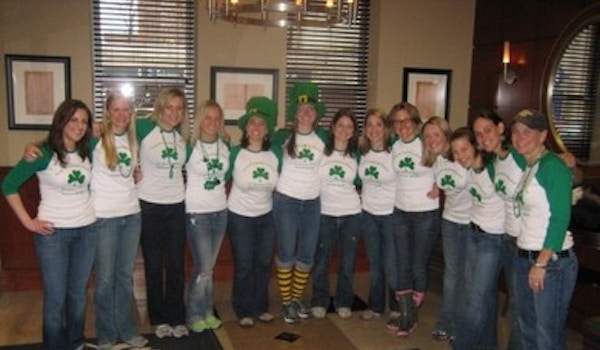 U Of Michigan Lacrosse Alumni St. Patty's Day Reunion Boston T-Shirt Photo
