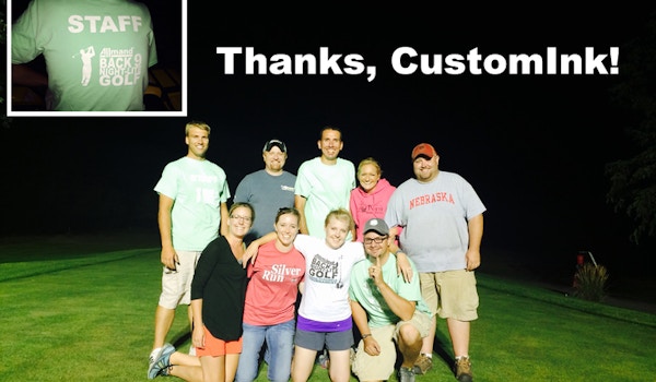 Allmand Night Lite Golf Volunteers T-Shirt Photo