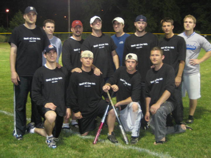 The Best Of The Web! Softball Team T-Shirt Photo