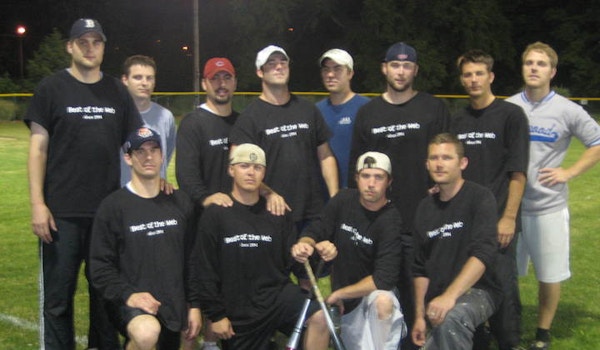 The Best Of The Web! Softball Team T-Shirt Photo