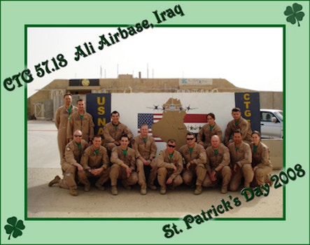 Vp47 St. Paddy's In Iraq!!! No Green Beer : ( T-Shirt Photo