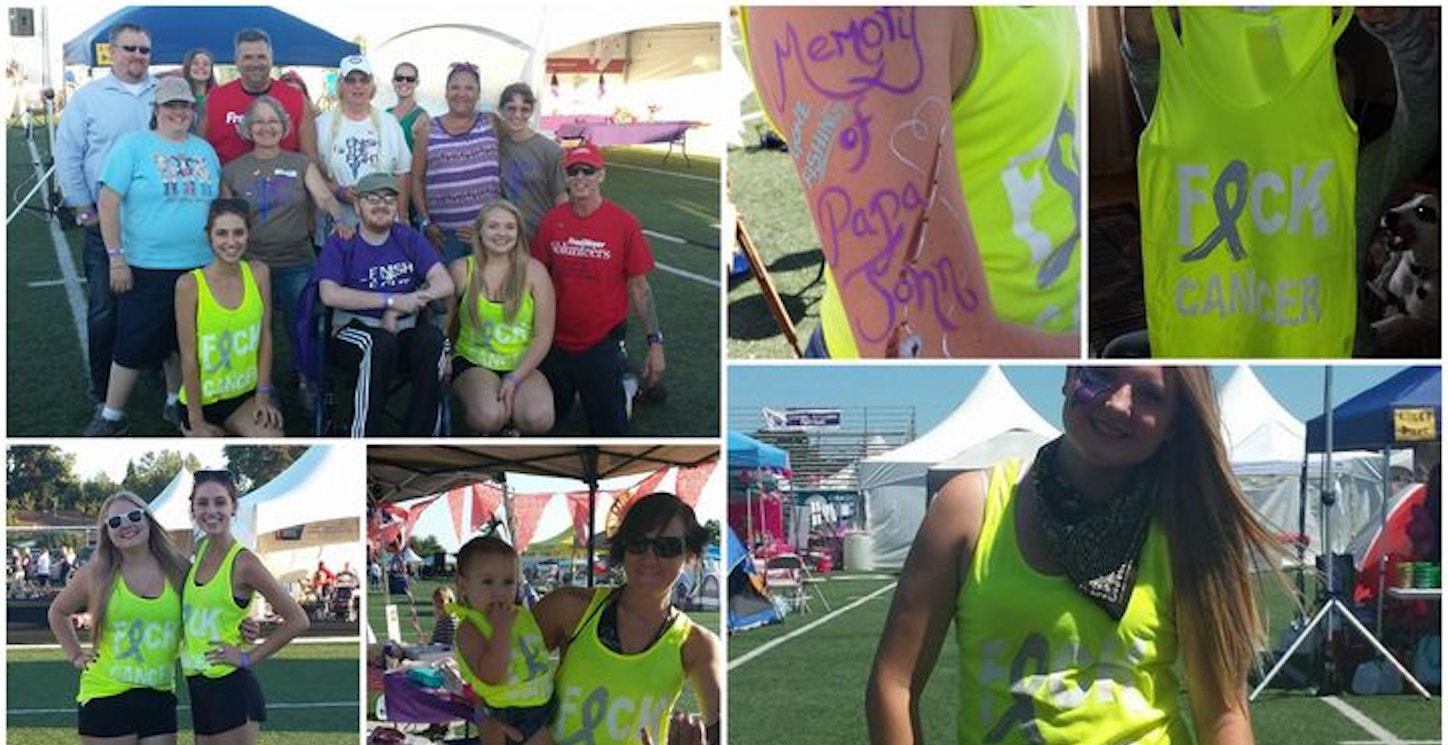Picture of Relay For Life Custom T-Shirt Design Relay For Life T-Shirt Photo