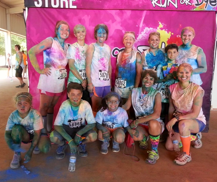 Sole Sisters Run Or Dye T-Shirt Photo