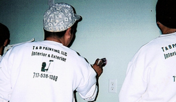 Picture of The Boys Hard At Work....Errr Sorta! Custom T-Shirt Design The Boys Hard At Work....Errr Sorta! T-Shirt Photo