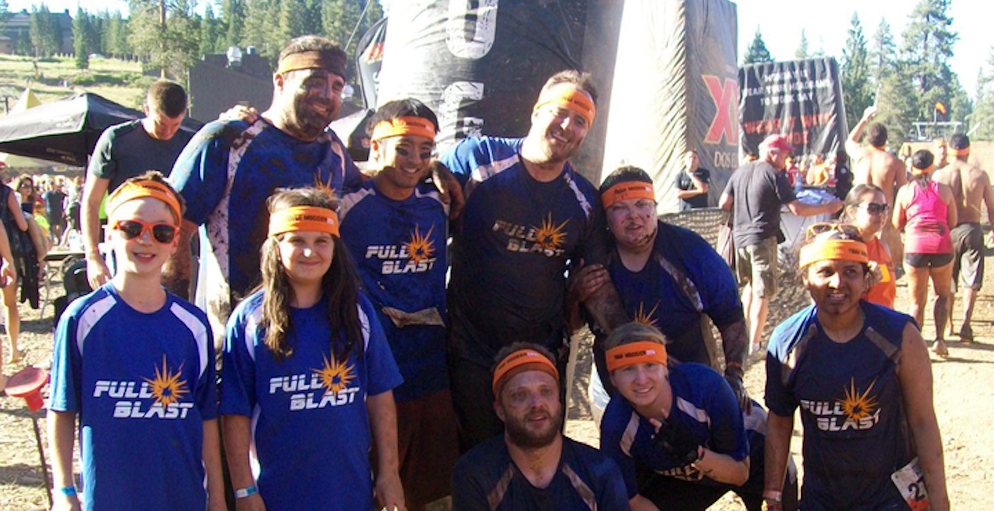 Picture of Full Blast After Tough Mudder Custom T-Shirt Design Full Blast After Tough Mudder T-Shirt Photo