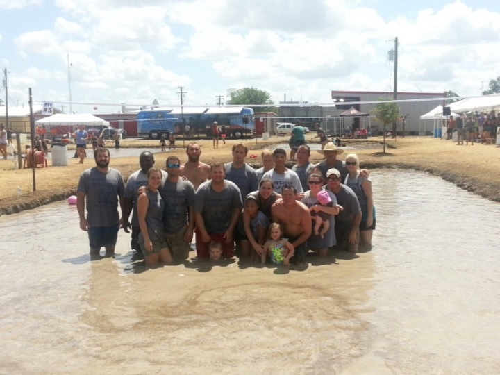 Anderson Oilfield Mud Volleyball T-Shirt Photo