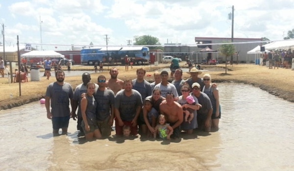 Anderson Oilfield Mud Volleyball T-Shirt Photo
