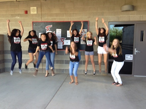 Empire Jumps For Joy With Custom Ink Shirts! T-Shirt Photo