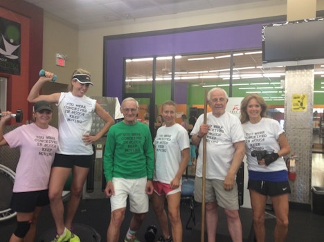 The "Motion" Gang At The Gym T-Shirt Photo