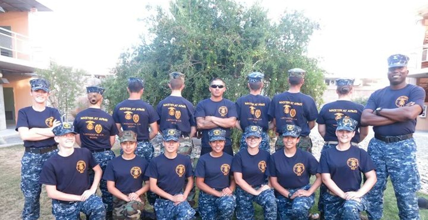 Us Naval Sea Cadets Military Police Training, Nas Lemoore, Ca T-Shirt Photo