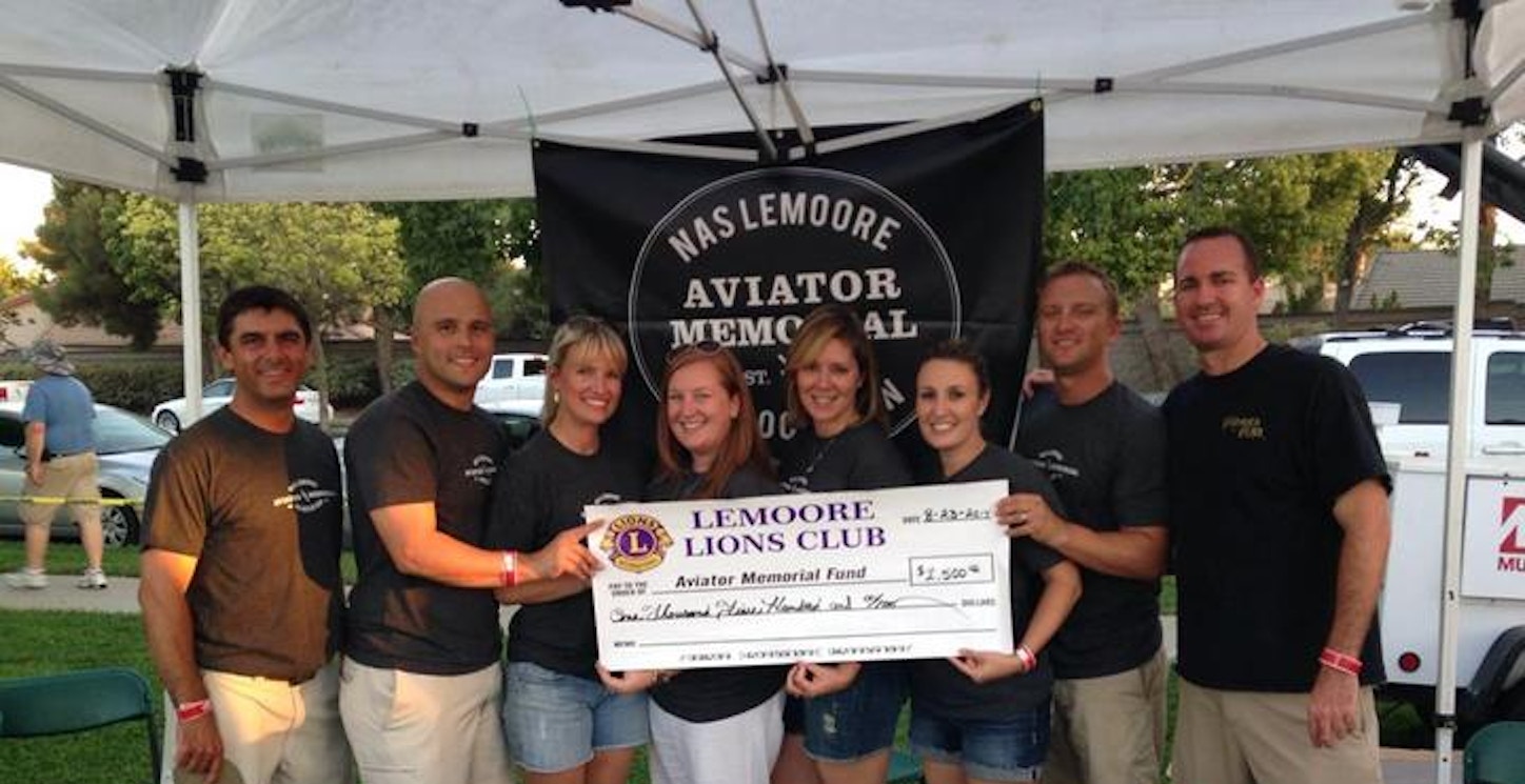 Naval Air Station Lemoore Aviator Memorial Association Fundraiser T-Shirt Photo