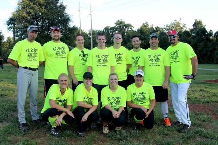 Just Before Our First Game. Our Sponsor "Ho" Elijio Is Proud.  T-Shirt Photo
