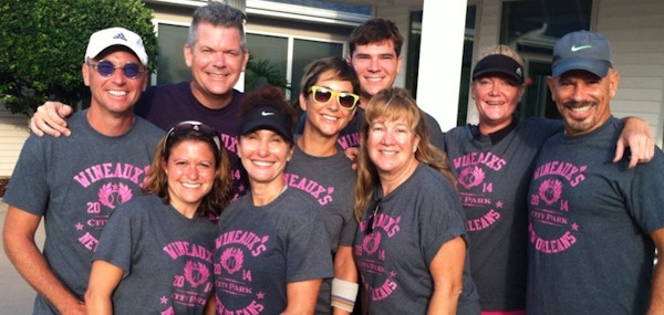 New Orleans Wineaux's Mixed Doubles State Finalists! T-Shirt Photo
