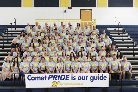 2014 2015 Grand Ledge High School Staff Picture T-Shirt Photo
