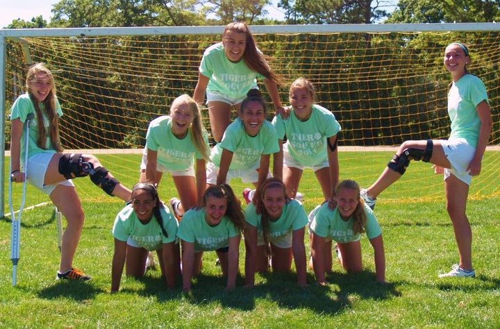 Newton North Tigers Loving The New Tees!  T-Shirt Photo