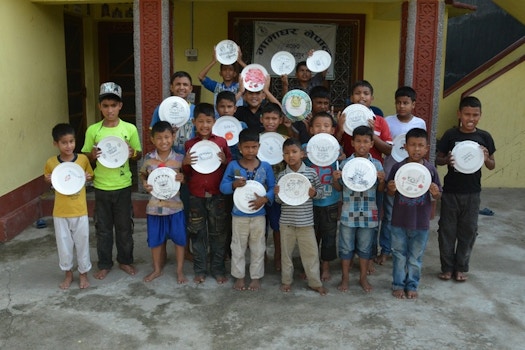 Children In Nepal T-Shirt Photo