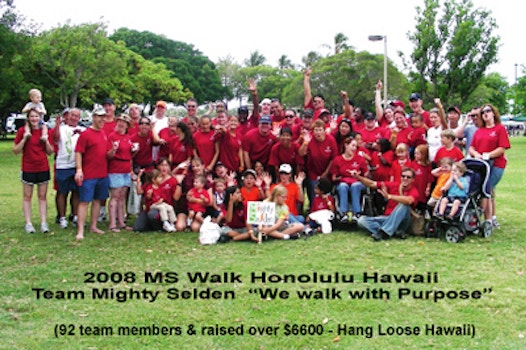 2008 Ms Walk Honolulu Hawaii T-Shirt Photo