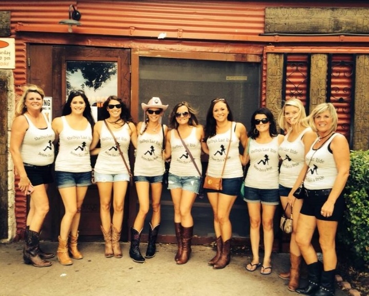 Shelby's Last Ride Before She's A Bride! T-Shirt Photo
