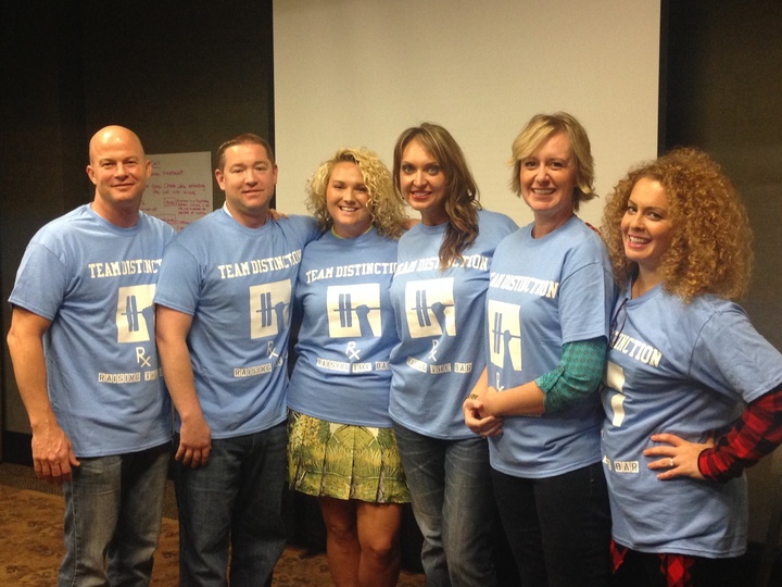 Team Distinction:  Raising The Bar T-Shirt Photo