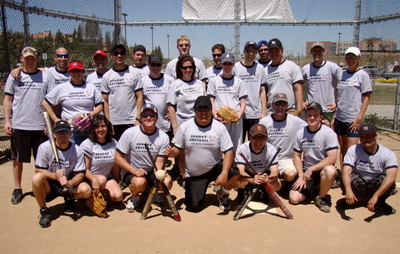 San Diego Sunday Softball Group T-Shirt Photo