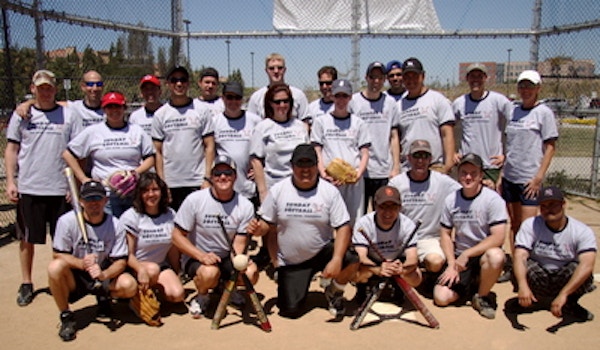 San Diego Sunday Softball Group T-Shirt Photo