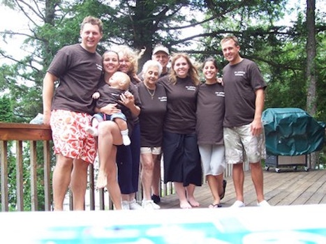 4 Generation Family Triathlon T-Shirt Photo