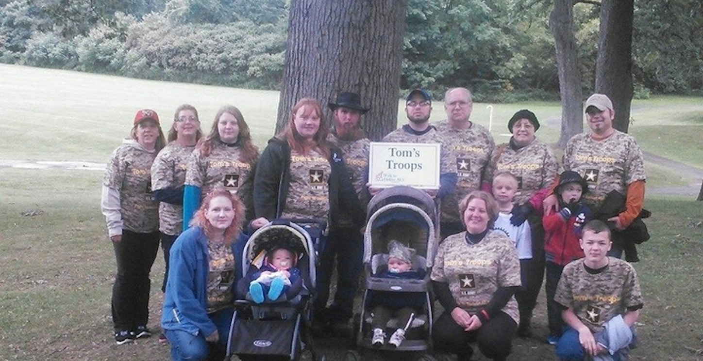 Picture of Tom's Troops Custom T-Shirt Design Tom's Troops T-Shirt Photo