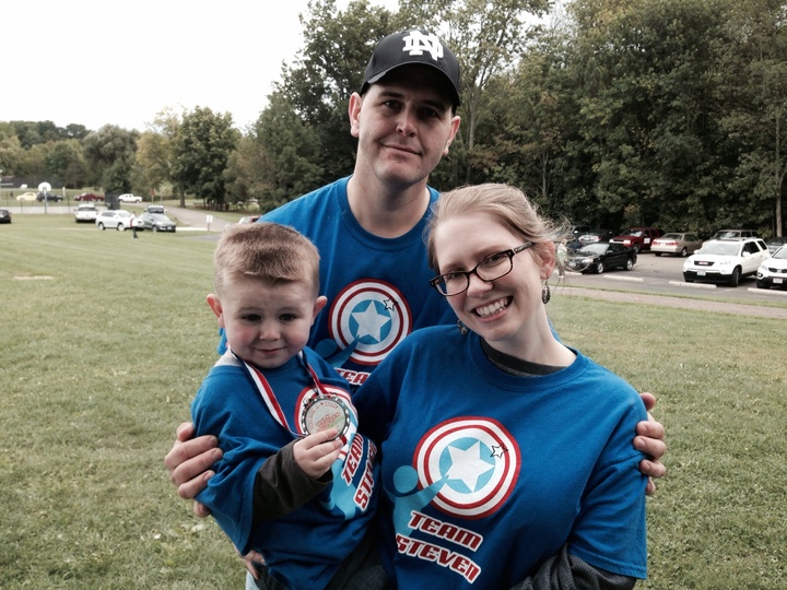 Higgins Family At The Walk For Apraxia T-Shirt Photo