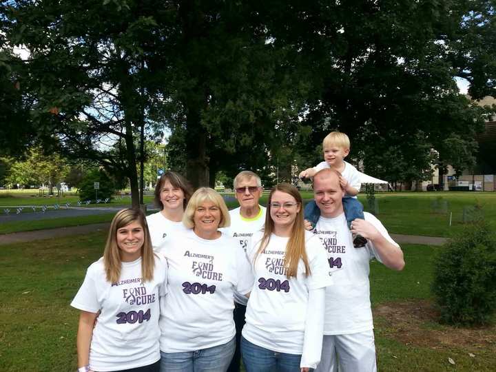 Alzheimers Walk 2014 In Terre Haute T-Shirt Photo