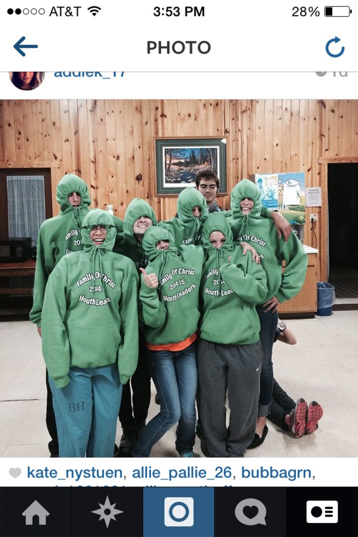 Family Of Christ Youth Leaders...New "Hoodies"! T-Shirt Photo