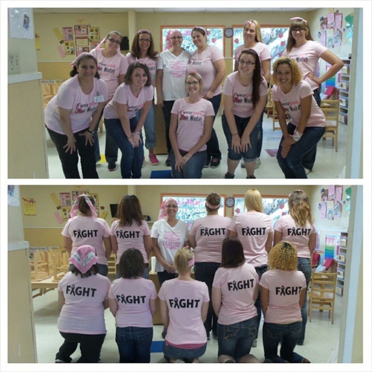 Friends Don't Let Friends Fight Cancer Alone T-Shirt Photo