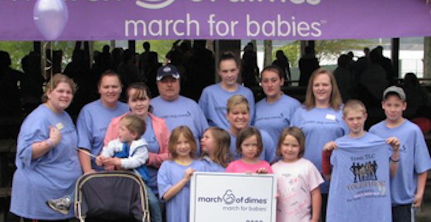 Picture of Team Tlc March For Babies 2008 Custom T-Shirt Design Team Tlc March For Babies 2008 T-Shirt Photo