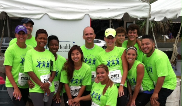 Healthy Smiles Team Runs For Children's In The Race For Every Child! T-Shirt Photo