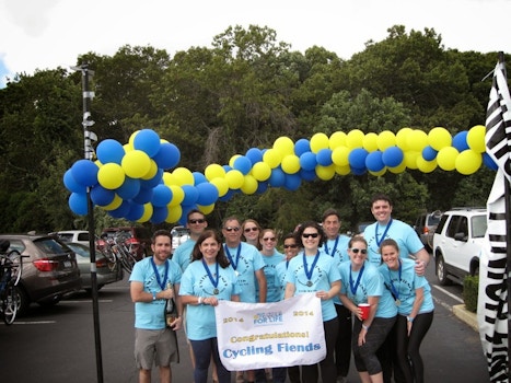 Team Cycling Fiends @ The Cycle For Life For Cystic Fibrosis T-Shirt Photo