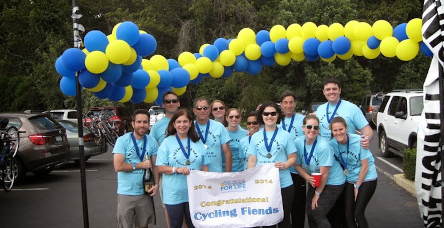 Team Cycling Fiends @ The Cycle For Life For Cystic Fibrosis T-Shirt Photo