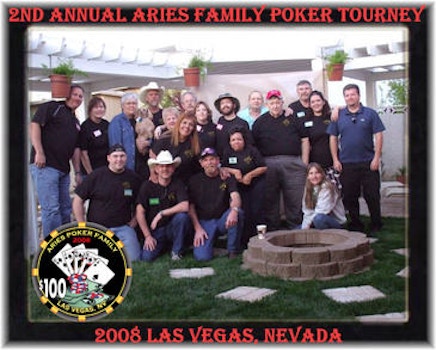 2nd Annual Aries Poker Tourney T-Shirt Photo