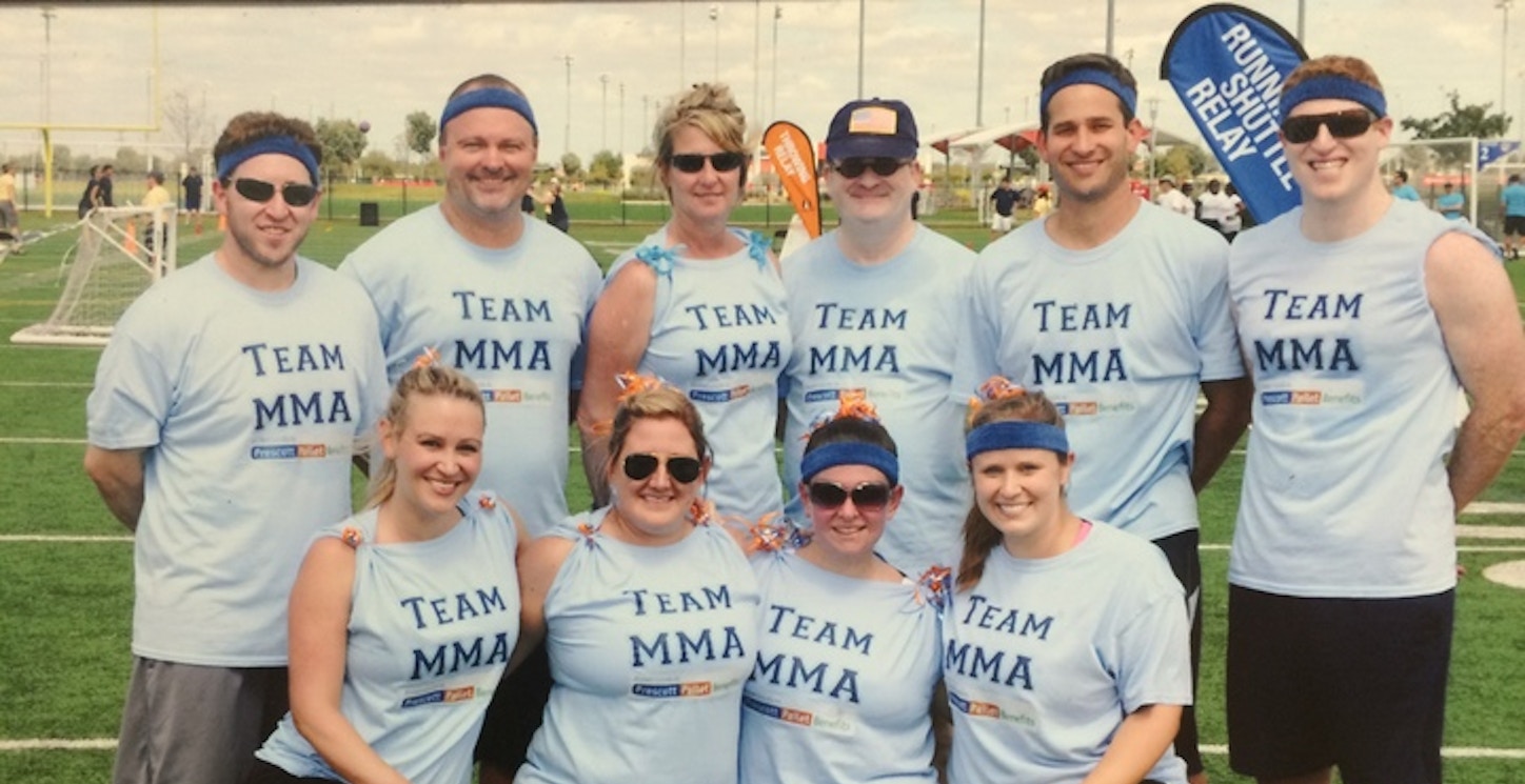 Team Mma At Corporate Challenge 2014 T-Shirt Photo