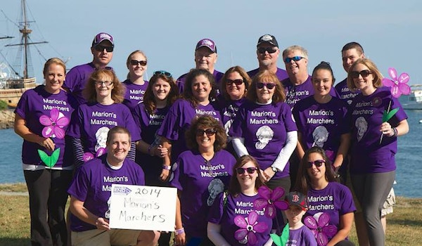 Alzheimer Walk   Marion's Marchers T-Shirt Photo