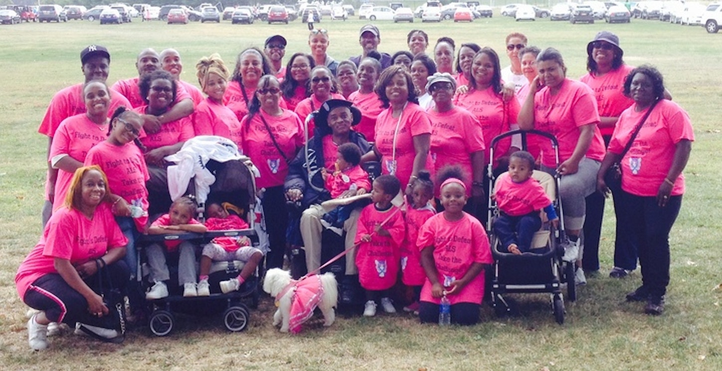 Picture of Team Andre 2014 Als Walk Custom T-Shirt Design Team Andre 2014 Als Walk T-Shirt Photo