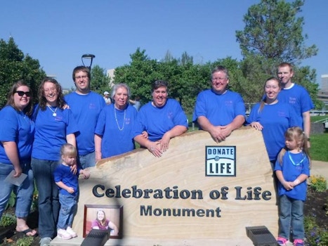 Organ Donor Monument Ceremony T-Shirt Photo