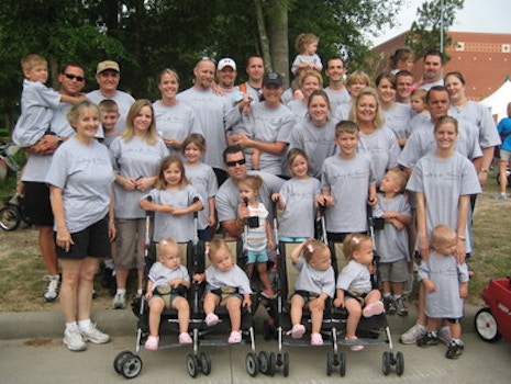 Wells Quints March For Babies Team T-Shirt Photo