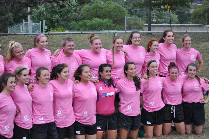 Scranton Women's Rugby Cancer Game T-Shirt Photo
