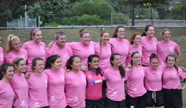Scranton Women's Rugby Cancer Game T-Shirt Photo